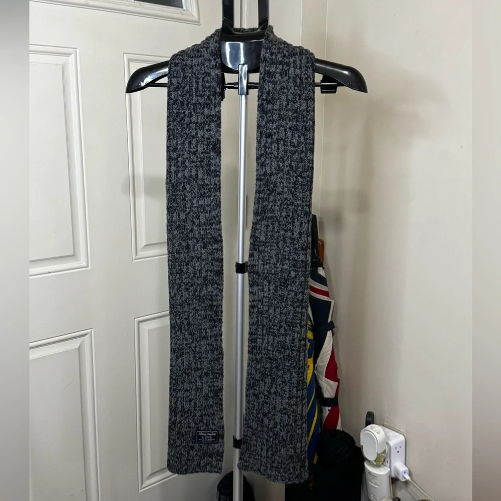 Abercrombie & Fitch Scarf I Knit-Marled Gray I Unisex